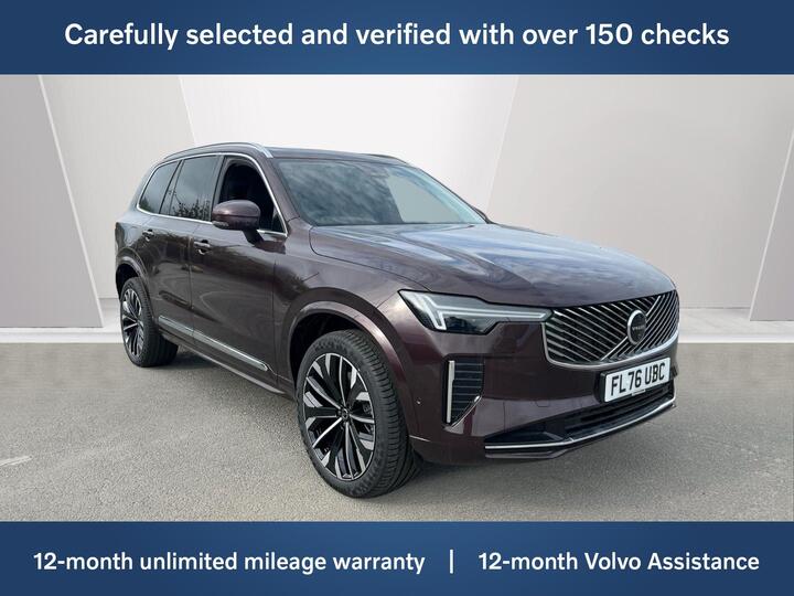 Volvo XC90 2.0 T8 18.8kWh Ultra Bright Auto 4WD Euro 6 (s/s) 5dr