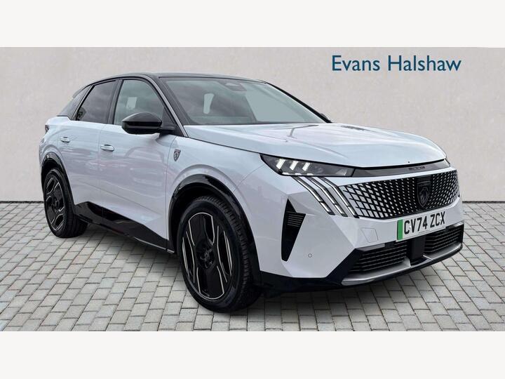 Peugeot E-3008 73kWh GT Auto 5dr (11kW Charger)