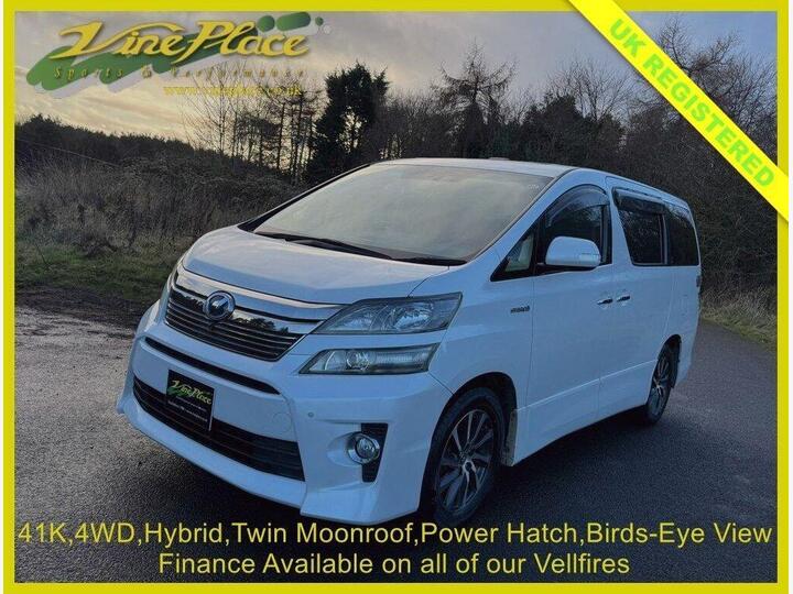 Toyota VELLFIRE 2.4 Hybrid ZR 4WD,Auto,Sunroof,7 Seats + FINANCE AT Www.vineplace.co.uk +