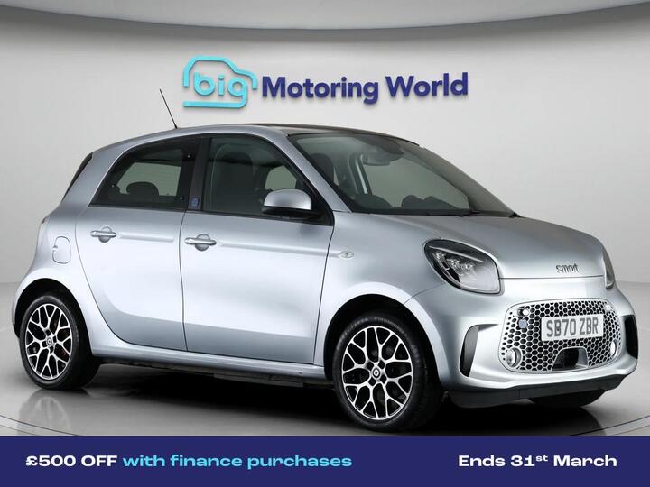 Smart Forfour 17.6kWh Prime Exclusive Auto 5dr (22kW Charger)