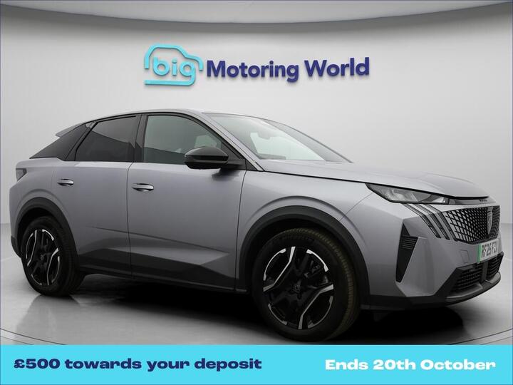 Peugeot E-3008 73kWh Allure Auto 5dr (11kW Charger)