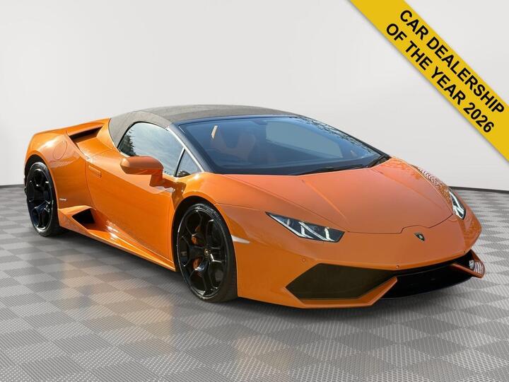 Lamborghini HURACAN 5.2 V10 LP 610-4 Spyder LDF 4WD Euro 6 (s/s) 2dr Lamborghini HURACAN 5.2 V10 LP 610-4 Spyder LDF 4WD Euro 6 (s/s) 2dr