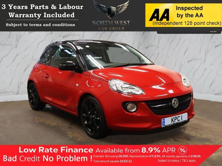 Vauxhall ADAM 1.2i EcoFLEX ENERGISED Euro 6 (s/s) 3dr