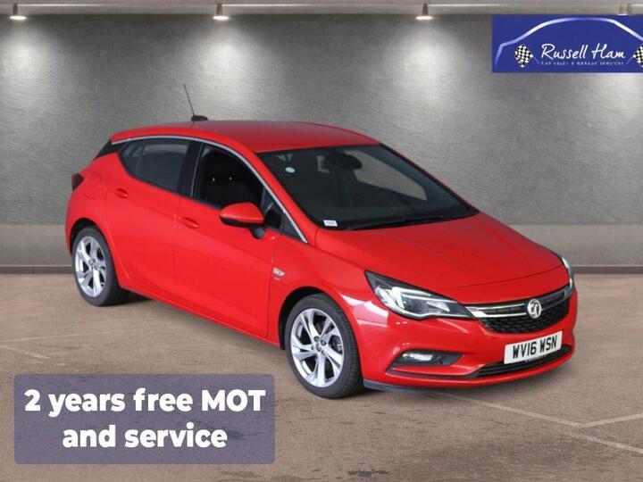 Vauxhall ASTRA 1.6i Turbo SRi Euro 6 (s/s) 5dr