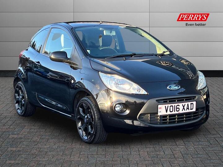 Ford Ka 1.2 Zetec Black Edition Euro 6 (s/s) 3dr
