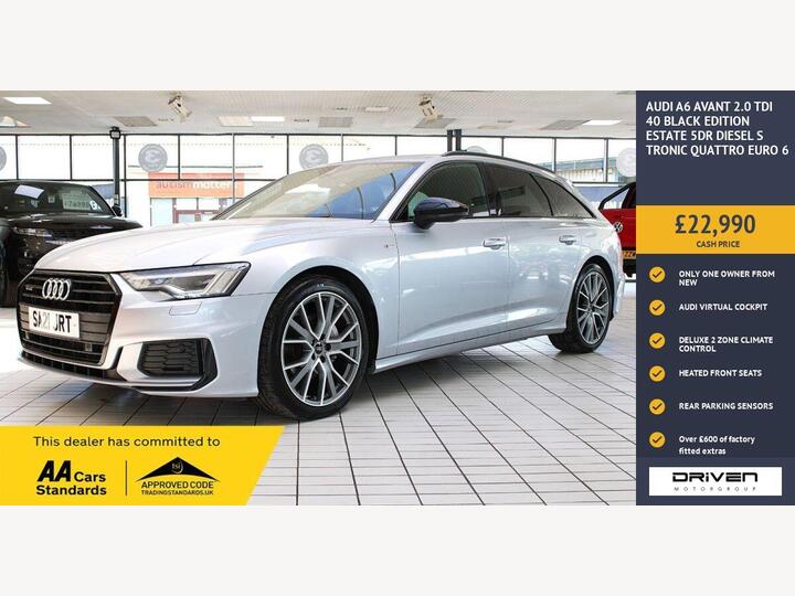 Audi A6 AVANT 2.0 TDI 40 Black Edition S Tronic Quattro Euro 6 (s/s) 5dr