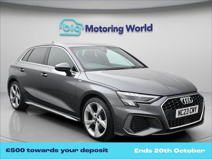Audi A3 1.0 TFSI 30 S Line Sportback Euro 6 (s/s) 5dr