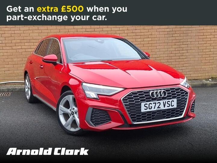 Audi A3 1.0 TFSI 30 S Line Sportback S Tronic Euro 6 (s/s) 5dr