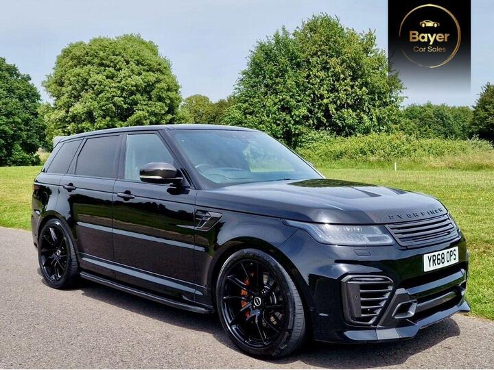 Land Rover RANGE ROVER SPORT 5.0 P575 V8 SVR Auto 4WD Euro 6 (s/s) 5dr Land Rover RANGE ROVER SPORT 5.0 P575 V8 SVR Auto 4WD Euro 6 (s/s) 5dr