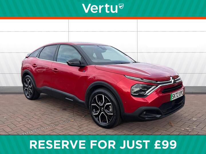 Citroen C4 50kWh Shine Plus Auto 5dr (7.4kW Charger)