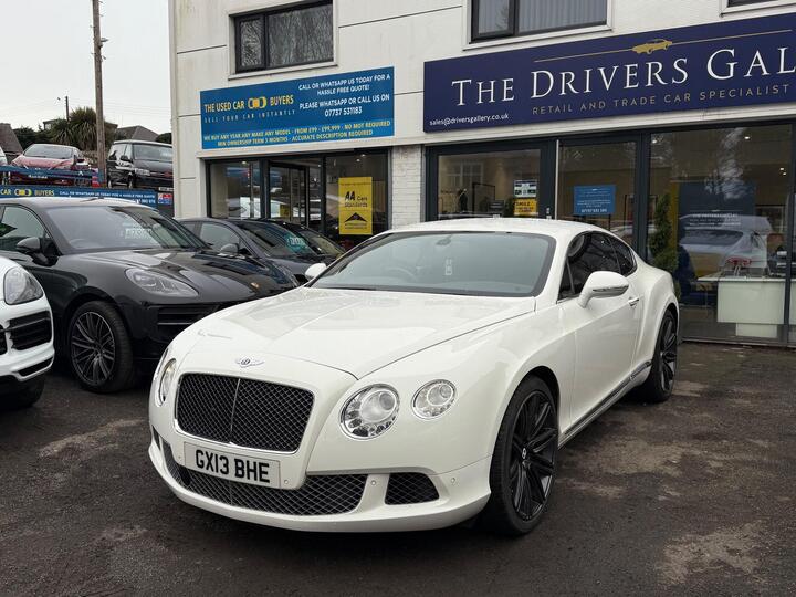 Bentley Continental 6.0 W12 GT Speed Auto 4WD Euro 5 2dr