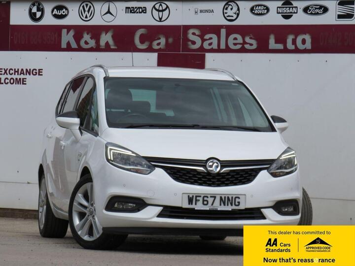 Vauxhall ZAFIRA TOURER 1.4i Turbo SRi Nav Euro 6 5dr