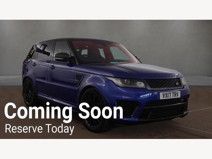 Land Rover Range Rover Sport 5.0 V8 SVR Auto 4WD Euro 6 (s/s) 5dr