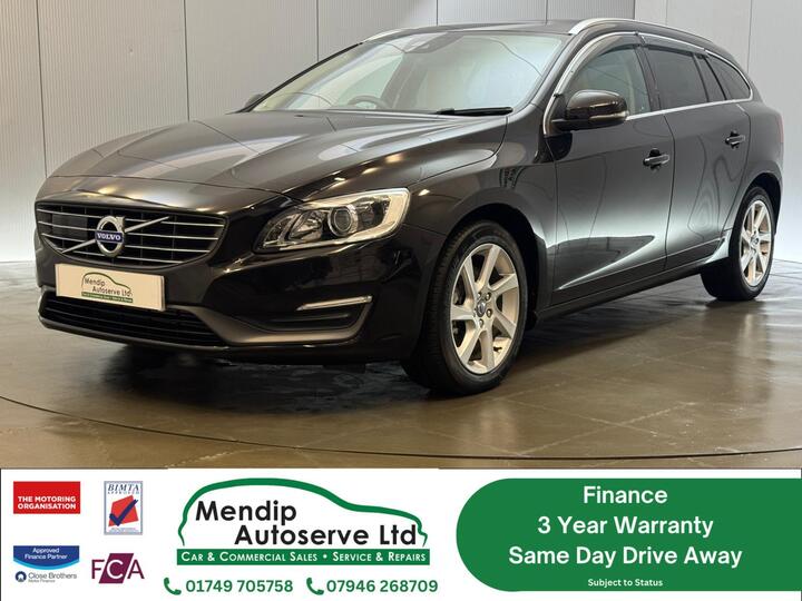Volvo V60 2.0 T4 SE Lux Nav Estate 5dr Petrol Auto Euro 6 (s/s) (190 Ps)