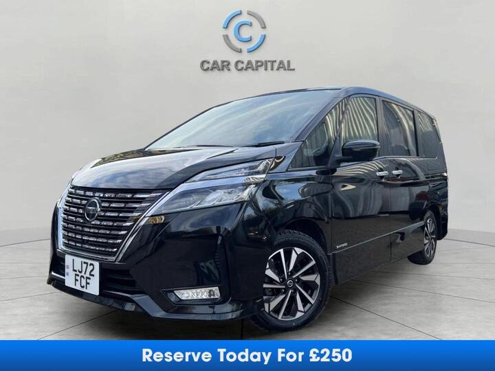 Nissan SERENA 2.0 HIGHWAY STAR PURE DRIVE HYBRID PETROL CVT 8 SEATS FINANCE+WARRANTY+HPI+2 KEYS+ULEZ
