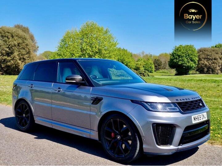 Land Rover RANGE ROVER SPORT 5.0 P575 V8 SVR Auto 4WD Euro 6 (s/s) 5dr Land Rover RANGE ROVER SPORT 5.0 P575 V8 SVR Auto 4WD Euro 6 (s/s) 5dr