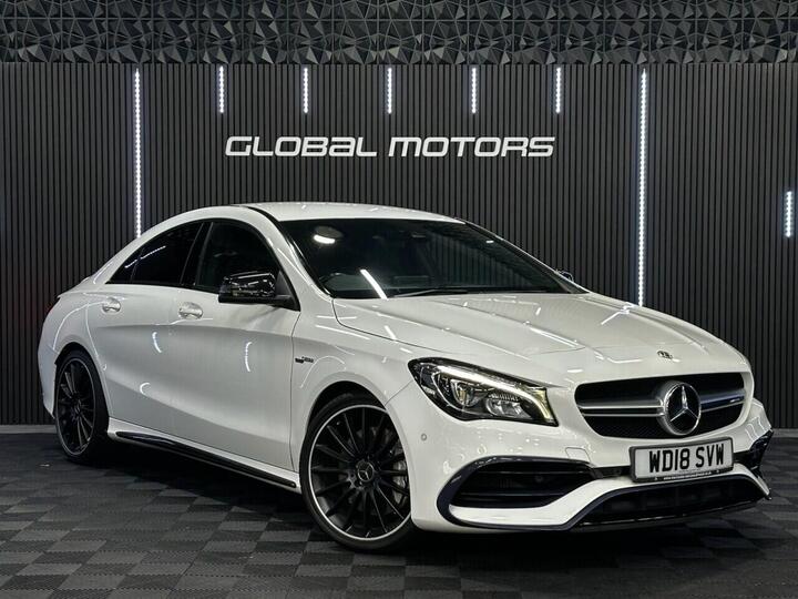 Mercedes-Benz CLA 2.0 CLA45 AMG Coupe SpdS DCT 4MATIC Euro 6 (s/s) 4dr Mercedes-Benz CLA 2.0 CLA45 AMG Coupe SpdS DCT 4MATIC Euro 6 (s/s) 4dr