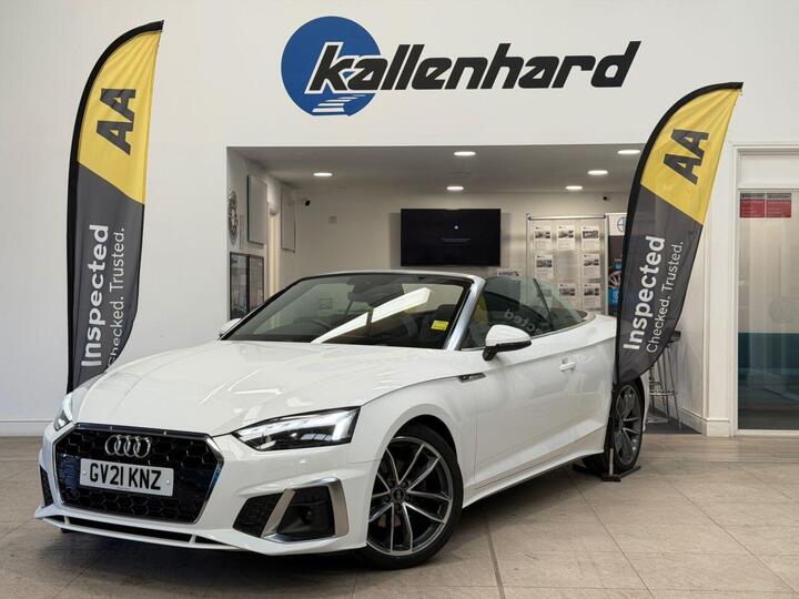 Audi A5 CABRIOLET 2.0 TFSI 35 S Line S Tronic Euro 6 (s/s) 2dr Audi A5 CABRIOLET 2.0 TFSI 35 S Line S Tronic Euro 6 (s/s) 2dr