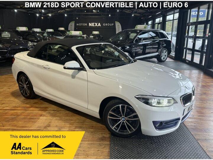 BMW 2 SERIES 2.0 218d Sport Auto Euro 6 (s/s) 2dr