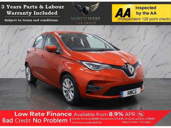 Renault ZOE R110 EV50 52kWh Iconic Auto 5dr (Rapid Charge)