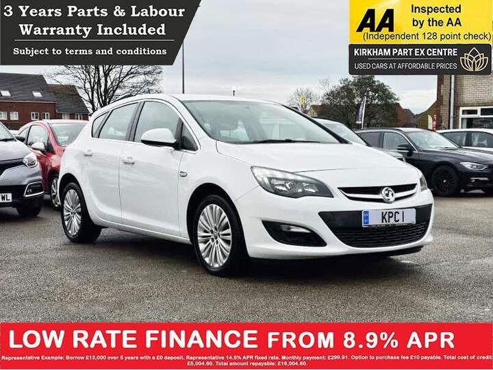 Vauxhall ASTRA 1.4i Excite Euro 6 5dr Vauxhall ASTRA 1.4i Excite Euro 6 5dr
