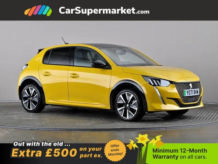 Peugeot 208 50kWh GT Auto 5dr Peugeot 208 50kWh GT Auto 5dr