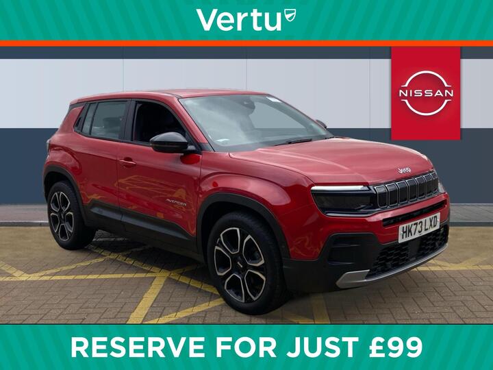 Jeep Avenger 1.2 Turbo Altitude+ Euro 6 (s/s) 5dr Jeep Avenger 1.2 Turbo Altitude+ Euro 6 (s/s) 5dr