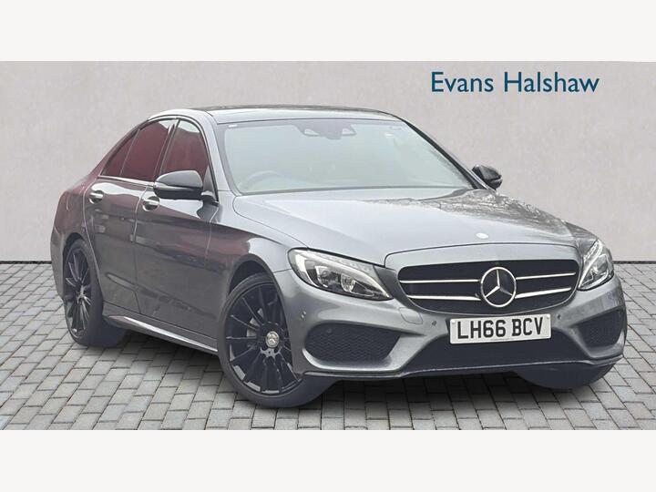 Mercedes-Benz C CLASS SALOON 2.0 C200 AMG Line (Premium) G-Tronic+ Euro 6 (s/s) 4dr