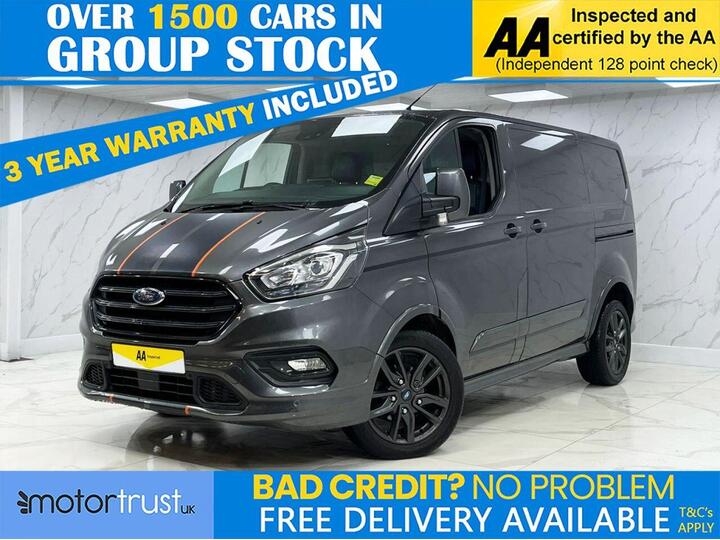 Ford TRANSIT CUSTOM 2.0 290 EcoBlue Sport Panel Van 5dr Diesel Manual L1 H1 Euro 6 (s/s) (185 Ps) FULL SERVICE HISTORY,1FORMER KEEPER