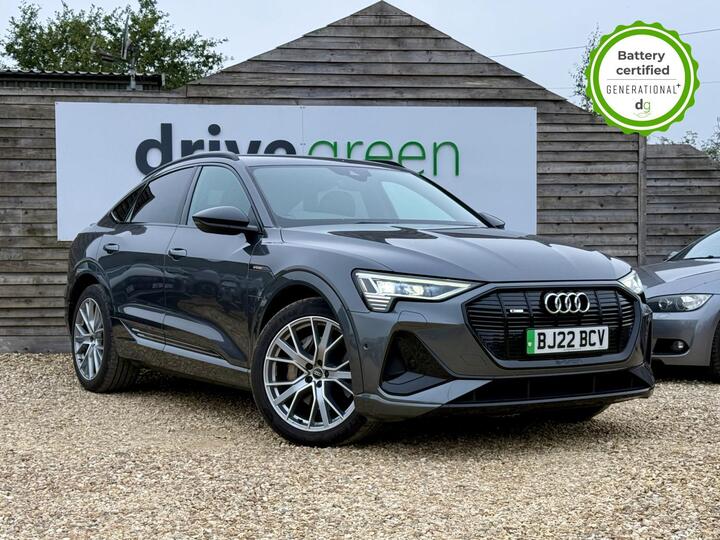 Audi E-tron 55 Black Edition Sportback Auto Quattro 5dr 95kWh (11kW Charger)
