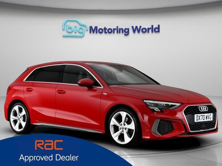 Audi A3 2.0 TDI 35 S Line Sportback S Tronic Euro 6 (s/s) 5dr