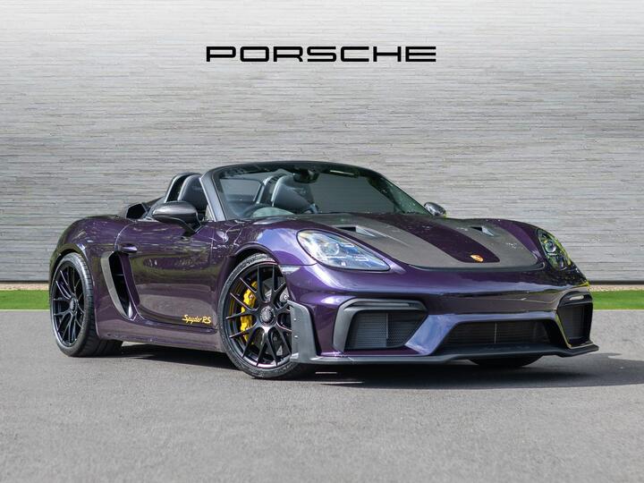 Porsche 718 Spyder 4.0 RS Spyder PDK Euro 6 (s/s) 2dr Porsche 718 Spyder 4.0 RS Spyder PDK Euro 6 (s/s) 2dr