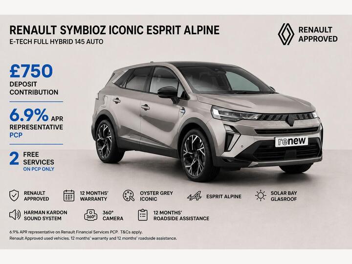 Renault Symbioz 1.6 E-TECH Iconic Esprit Alpine Auto Euro 6 (s/s) 5dr