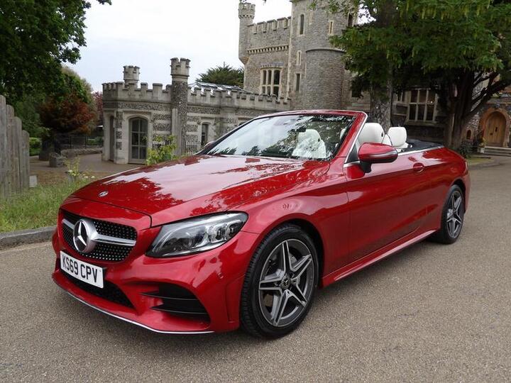 Mercedes-Benz C Class 2.0 C220d AMG Line (Premium) Cabriolet G-Tronic+ Euro 6 (s/s) 2dr