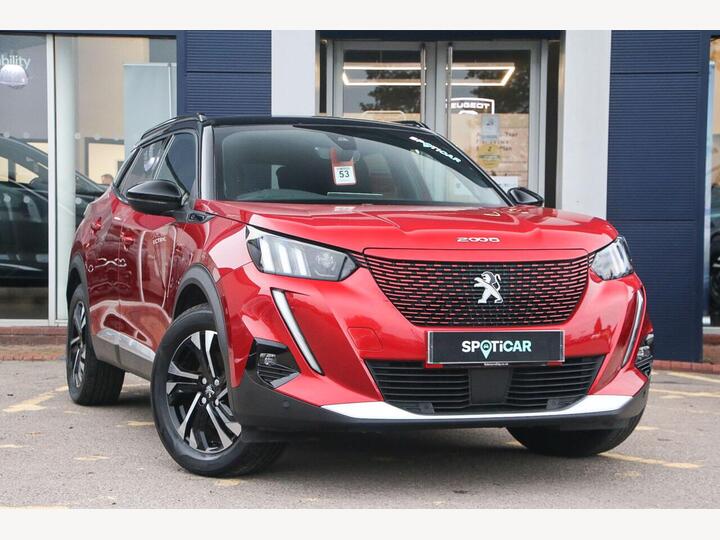 Peugeot E-2008 50kWh GT Auto 5dr Peugeot E-2008 50kWh GT Auto 5dr