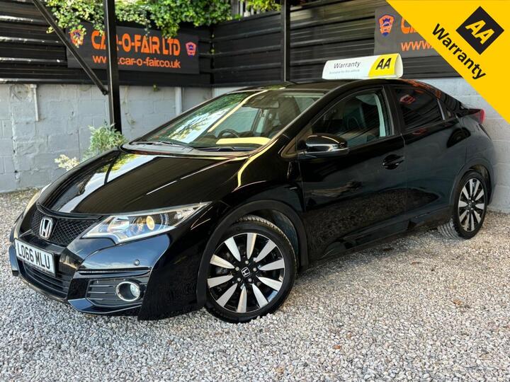 Honda CIVIC 1.8 I-VTEC SR Auto Euro 6 5dr Honda CIVIC 1.8 I-VTEC SR Auto Euro 6 5dr