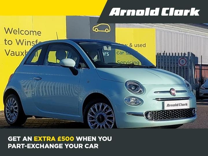 Fiat 500 1.2 Lounge Euro 6 (s/s) 3dr