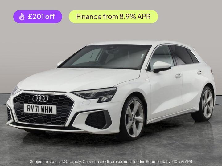 Audi A3 1.0 TFSI 30 S Line Sportback S Tronic Euro 6 (s/s) 5dr