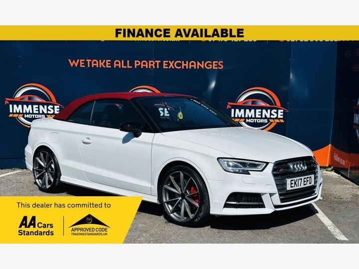 Audi S3 2.0 TFSI Cabriolet S Tronic Quattro Euro 6 (s/s) 2dr