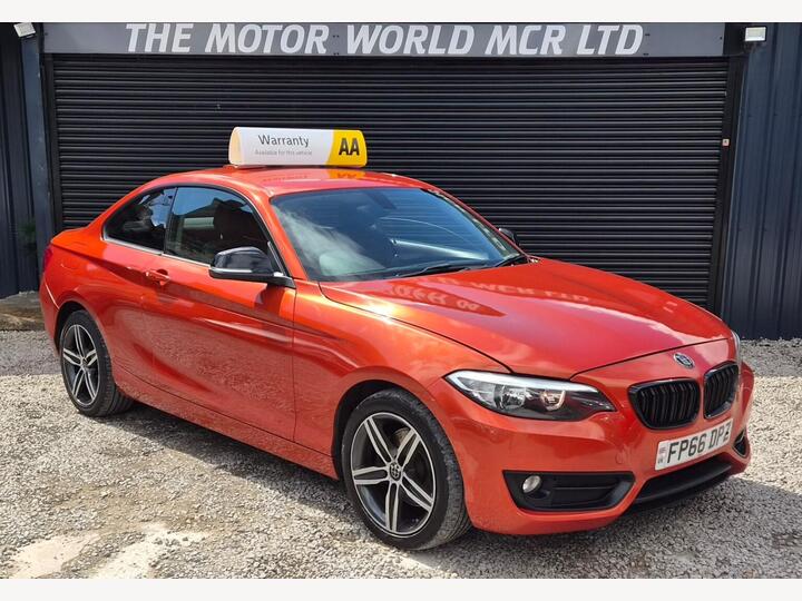 BMW 2 SERIES 2.0 220d Sport Euro 6 (s/s) 2dr