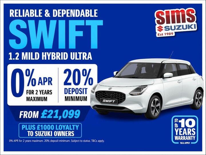 Suzuki Swift 1.2 MHEV Ultra Euro 6 (s/s) 5dr