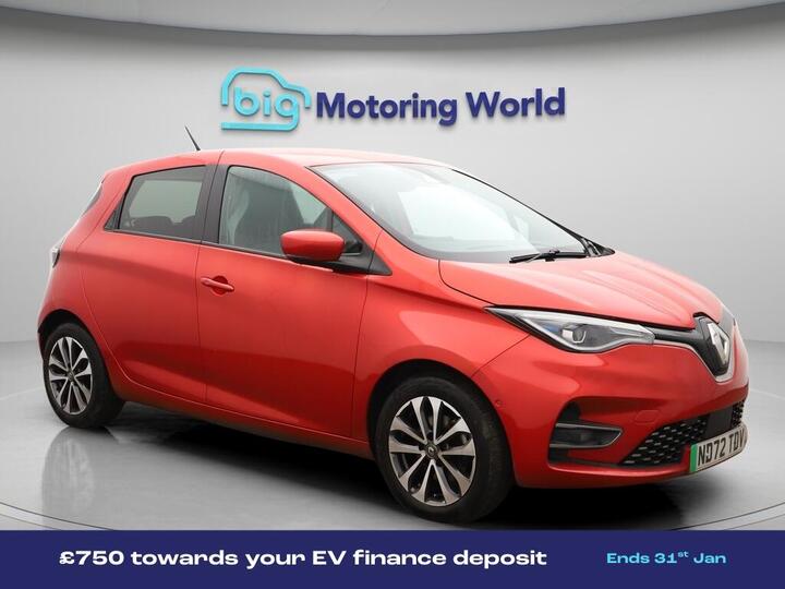 Renault Zoe R135 EV50 52kWh GT Line + Auto 5dr (Rapid Charge)