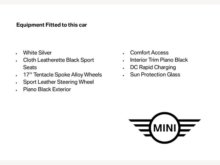 MINI Hatch 32.6kWh Level 2 Auto 3dr