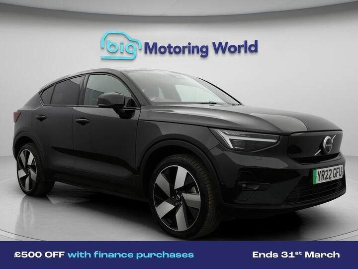 Volvo C40 Twin Recharge 78kWh Ultimate Auto AWD 5dr