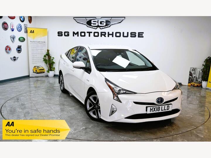 Toyota PRIUS 1.8 VVT-h Excel CVT Euro 6 (s/s) 5dr (15in Alloy)