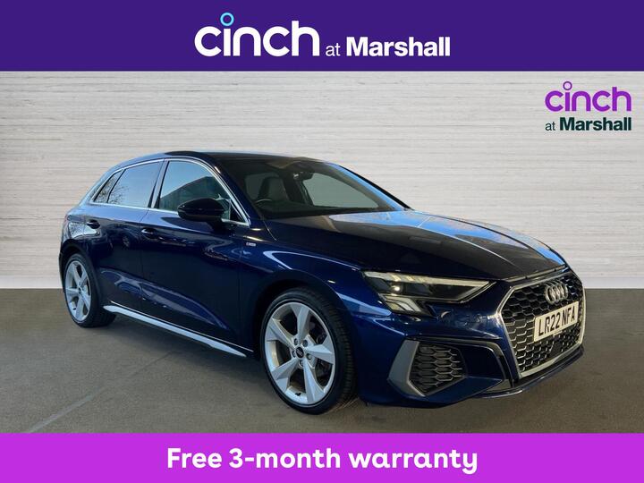 Audi A3 1.0 TFSI 30 S Line Sportback S Tronic Euro 6 (s/s) 5dr