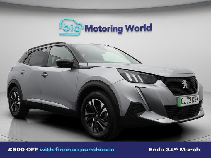 Peugeot E-2008 50kWh GT Auto 5dr (7kW Charger)