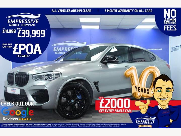 BMW X4 3.0i Competition Auto XDrive Euro 6 (s/s) 5dr