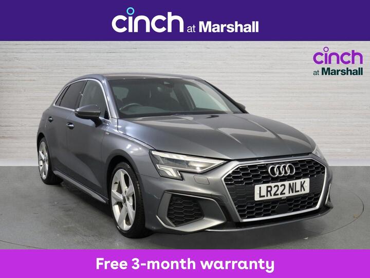 Audi A3 1.0 TFSI 30 S Line Sportback S Tronic Euro 6 (s/s) 5dr