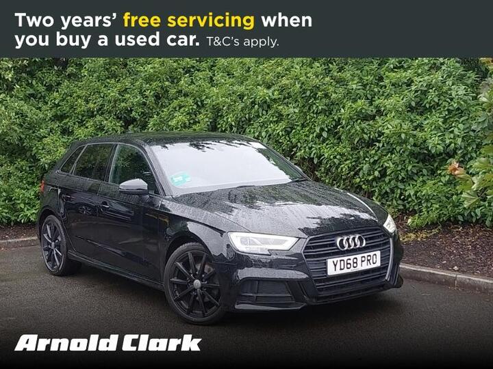 Audi A3 1.6 TDI 30 Black Edition Sportback S Tronic Euro 6 (s/s) 5dr